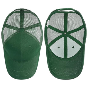 Nuevo sombrero de conductor de camión Gorra de béisbol ajustable de 6 paneles con diseño liso estructurado - Product Image 5