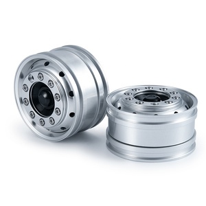 Jantes avant Beadlock en alliage métallique pour camion tracteur RC <span class=keywords><strong>1</strong></span>/<span class=keywords><strong>14</strong></span> T a 56, pièce de mise à niveau pour véhicule tout-terrain - Product Image 3