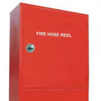 Armoire à incendie extérieure à double porte pour tuyau d'incendie et extincteur