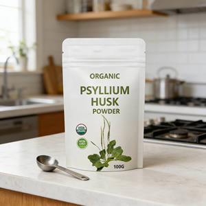 OEM工場カスタムプライベートラベル純天然サイリウムハスク卸売サイリウムハスクパウダー - Product Image 3