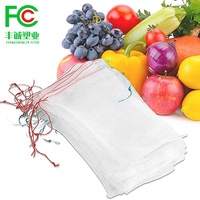Duurzame Uv Groene Mono Filament Netzak Voor Fruit Hdpe Netto Zakken Cover Met Groen Rood Zwart Trekkoorden
