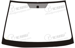 Parabrisas Delantero, Ventanas de Puerta, Ventana Trasera, Triángulo, Cuarto de Cristal, Techo Solar Panorámico para TOYOTA ALLION 4D SEDAN 01-07 - Product Image 2