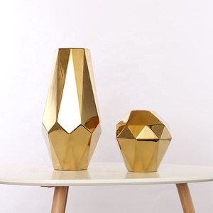 Vaso da Tavolo Grande in <span class=keywords><strong>Ceramica</strong></span> con Fiori Artificiali Personalizzabili, Design Moderno per Decorazioni Matrimoniali - Product Image 3