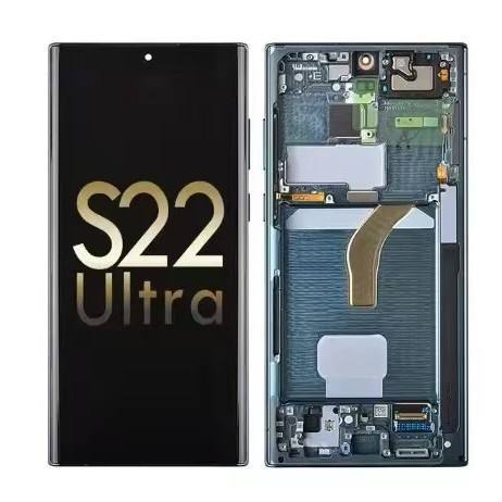 For Smsung S22 Ultra SM-S908B/DS S908N S908U In-cell OLED Touch Screen Display Assembly with Frame 6.78" 3-Year Warranty