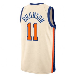 Venta al por Mayor 2026 Nueva <span class=keywords><strong>York</strong></span> Hombres y Jóvenes 11 # Brunson 32 # Ciudades 33 # Ewing 3 # Camiseta deportiva de baloncesto Hart American, camiseta para correr - Product Image 3