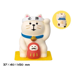 โมเดลจิ๋ว ไดโอรามา นักเรียน แมวญี่ปุ่น ประตูโทริ ของตกแต่ง สอบ สอบเข้า สร้างสรรค์ ทันสมัย ของเล่น ตุ๊กตา เรซิ่น งานฝีมือ ของตกแต่งโต๊ะทำงาน ดาร์มา - Product Image 5