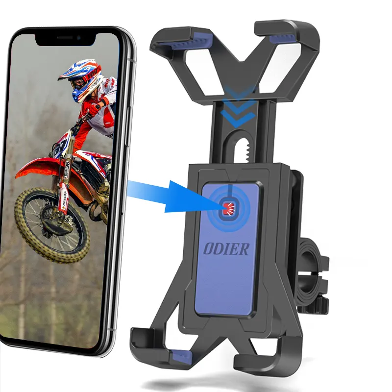 Nuovo arrivo portatile e flessibile antiurto bici e moto porta cellulare per esterno porta telefono per Scooter moto