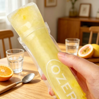 Sacs d'emballage transparents personnalisés pour sucettes glacées, sacs en plastique de qualité alimentaire pour emballages de glaces et de bâtonnets glacés