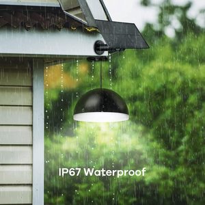 Lampes solaires de plafond pour la maison et le <span class=keywords><strong>jardin</strong></span>, <span class=keywords><strong>intérieur</strong></span>/extérieur, <span class=keywords><strong>LED</strong></span> étanche IP67 avec batterie incluse - Product Image 2