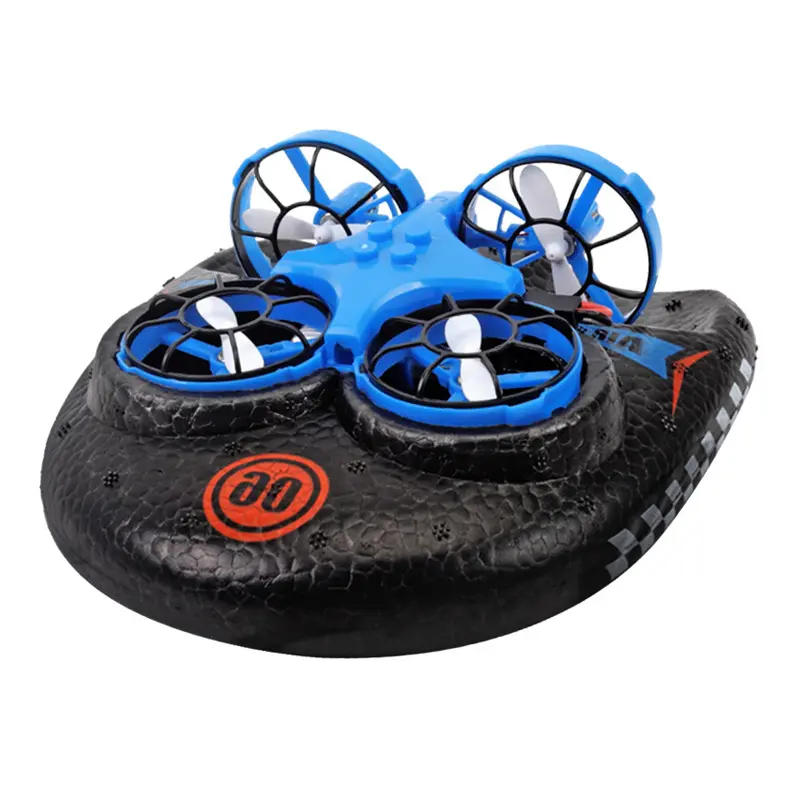 JXB 2022 Best Selling Flying Toy 3 in 1 Water Land and Air Quadcopter Hovercraft Mini Drone Boy Radio Control Toys