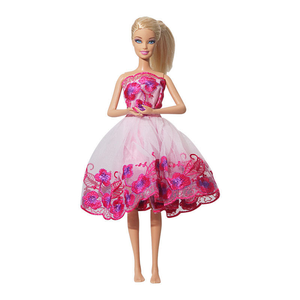 Vestido de Princesa DIY para Regalo de Cumpleaños, Vestido de Novia con Bordado de Encaje, Disfraz - Product Image 5