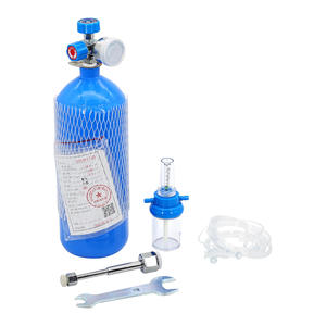 Juego de Cilindros de Oxígeno de 4L con Regulador y Manguera para Uso en Exteriores a Gran Altitud - Product Image 1