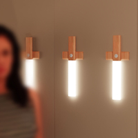 Lampe de nuit LED intelligente 2026 rechargeable à fixation murale avec détecteur de mouvement pour chambre et couloir, lumière à induction corporelle