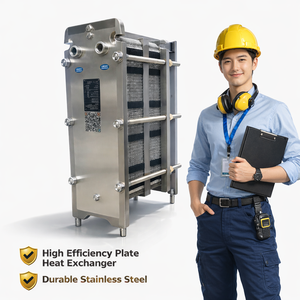 แผ่นแลกเปลี่ยนความร้อนสแตนเลสสำหรับโรงงาน ทนทานต่อการกัดกร่อน - Product Image 4