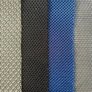 En vente 3D air spacer polyester double couche maille tissu