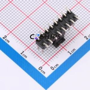 A254US-WS08P-PC075 Pin Header SMD,P=2.54mm Connector 2x8P Square Hole Double Row 16P - Product Image 2