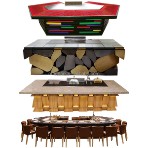 Mesa de <span class=keywords><strong>Teppanyaki</strong></span> eléctrica con forma de ventilador, tablero de cocina comercial, Hibachi, para hoteles/restaurantes - Product Image 6