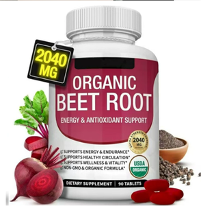Capsules <span class=keywords><strong>de</strong></span> Betterave Vitaminées : Soutien Énergétique, Complément Adulte, OEM ODM, Marque Privée, Poudre <span class=keywords><strong>de</strong></span> Betterave Bio, Suppléments à Base <span class=keywords><strong>de</strong></span> Plantes - Product Image 1