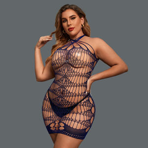 Пухлое женское сексуальное зрелое турецкое нижнее белье большого размера Прозрачное платье - Product Image 3