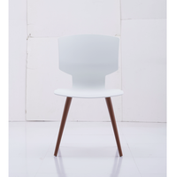 Chaise de salle à manger latérale en plastique pour cafétéria, salle de réunion et espace public polyvalent