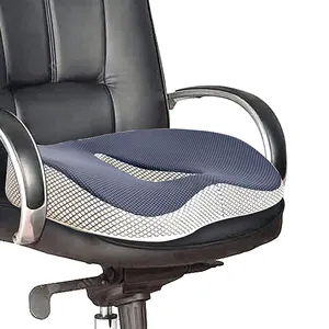 Almohada Lumbar ortopédica redonda para oficina, cojín ergonómico de espuma viscoelástica para el coxis, para aliviar el dolor de fábrica