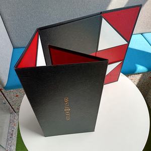 Caja Rígida de Lujo con Diseño Floral, Lámina Dorada, Protección UV <span class=keywords><strong>para</strong></span> Colecciones de Broches Vintage, Caja <span class=keywords><strong>para</strong></span> Anillos con Logotipo Estampado en Caliente - Product Image 5