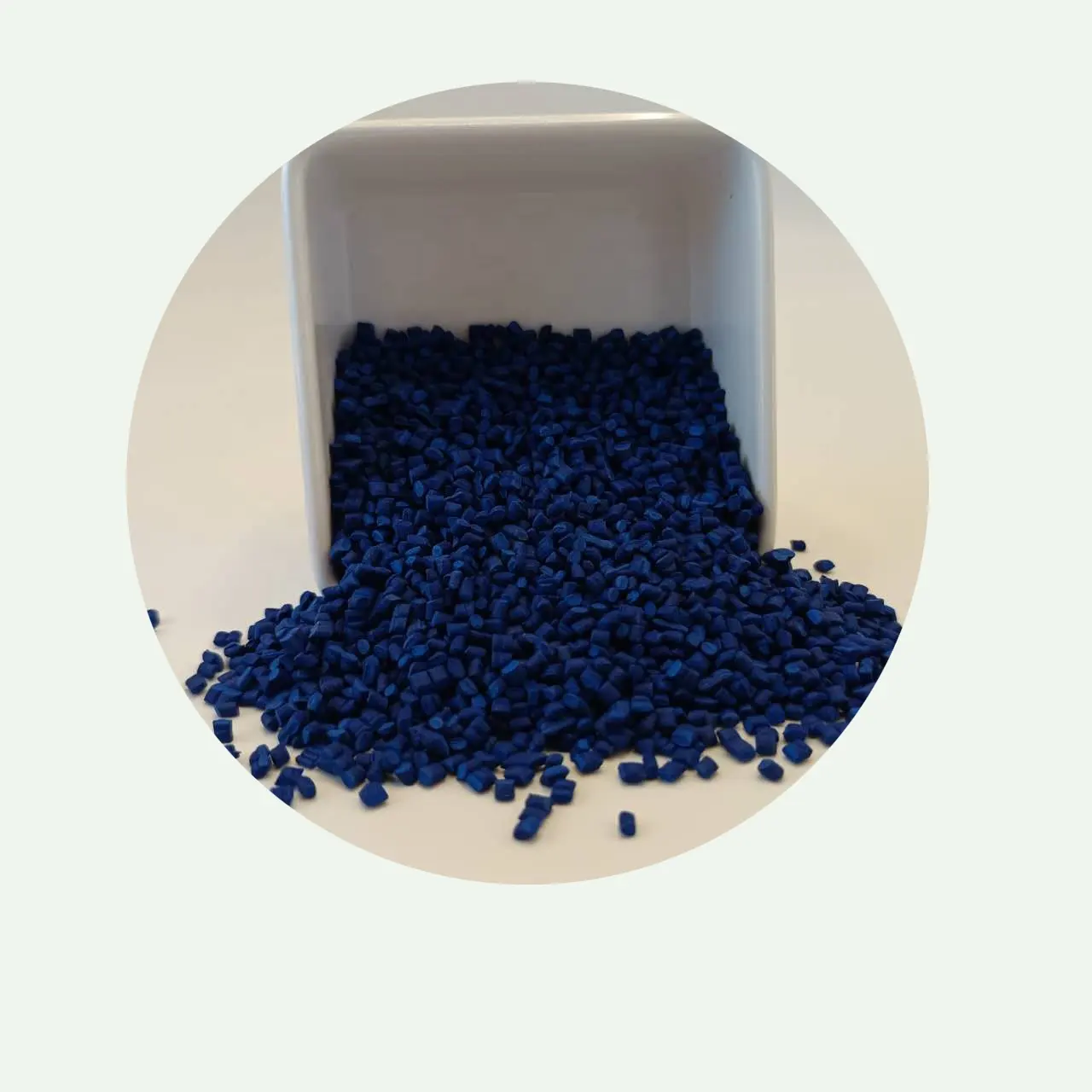 Masterbatch blu per la colorazione di polistirolo Pps Pps Pmma Lcp Pet come Ppa Ppo Asa Ptfe