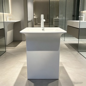 Lavabo sous-<span class=keywords><strong>meuble</strong></span> moderne de luxe pour salle de bain, design OEM, petit lavabo de designer, <span class=keywords><strong>meuble</strong></span> sous-évier moderne - Product Image 3