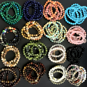 Pulsera de Moda con Diseño de Mosaico de Cristal Natural de Alta Calidad de 8 mm, Gema Curativa, Regalo - Product Image 2