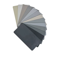 Revêtement en poudre polyester gris HUDSON RAL pour armoires métalliques, profilés et pièces marines