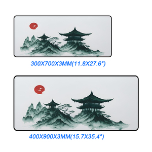 Tùy chỉnh thiết kế in phong cảnh Trung Quốc phong cách lớn XXL mở rộng cao su tự nhiên sợi nhỏ vải chơi game Bàn <span class=keywords><strong>Mat</strong></span> chuột Pad - Product Image 2