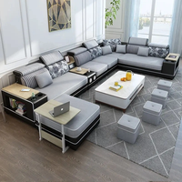 Ensemble de canapés pour salon, nouveau design turc moderne, fauteuil inclinable de luxe en cuir, ensemble nordique, canapé modulaire en cuir sectionnel
