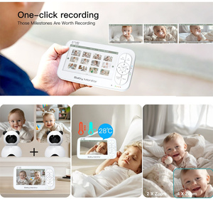 Nouvelle tendance 2026 : Caméra bébé WiFi avec écran partagé, enregistrement vidéo, batterie 5000 mAh et <span class=keywords><strong>support</strong></span> de stockage local 128 Go - Product Image 5