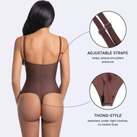 Shapewear Berkualitas Tinggi Fajas Girdle Tanpa Jahitan dengan Pengait Bahu yang Dapat Disesuaikan, Pengangkat Bokong, Bra Korset, Bodysuit Wanita