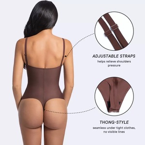 Shapewear di Alta Qualità, Faja Modellante Senza Cuciture con Chiusure Regolabili, Solleva Glutei, <span class=keywords><strong>Corsetto</strong></span> Reggiseno, Body da Donna - Product Image 4
