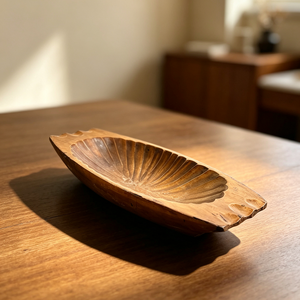 Portavelas de madera, bandeja de madera barata de contrachapado personalizada, con borde natural de <span class=keywords><strong>balsa</strong></span>, tallada redonda, con forma de media luna y tortuga, para aperitivos, para sofá de salón. - Product Image 5
