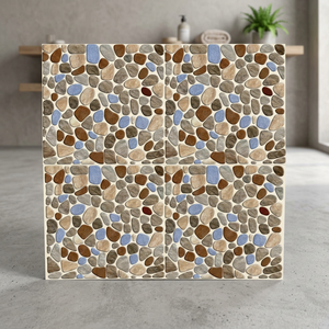 Carrelage extérieur en porcelaine antidérapant série Punch, motif bois moderne, 30x30cm, finition mate, idéal pour les parkings - Product Image 1