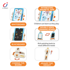<span class=keywords><strong>Pizarra</strong></span> de Dibujo Magnética de Doble Cara Chengji para Niños, Ajustable en Altura, Juego de Juguetes Educativos para el Desarrollo Cognitivo Infantil - Product Image 2