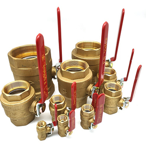 Bola de bronce manual de 4 pulgadas, tipo macho-hembra, para agua, OEM - Product Image 4