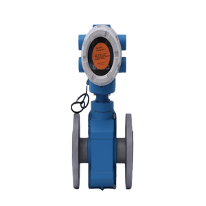 定制不锈钢4-20mA a接地环局部显示水处理用橡胶电磁流量计 - Product Image 3