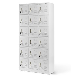 Casier métallique à 18 portes pour école, vestiaire de gym, spa, armoire en acier - Product Image 5