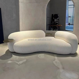 Bộ ghế sofa sang trọng mới nhất với điểm nhấn bằng thép không gỉ mạ vàng, ghế sofa phòng khách thanh lịch dành cho biệt thự, nhà ở, bộ ghế sofa nhung cao cấp kiểu mô đun - Product Image 2