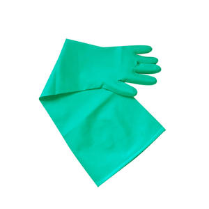 Gants de protection chimique en nitrile Hikari, 80 cm, extra longs, texture lisse, usage industriel, non stériles, sans latex, EN ISO 374 Type A - Product Image 1