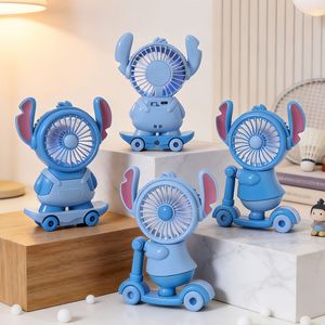 LingPan Cartoon <b>USB</b> Fan With <b>Led</b> <b>Light</b> And Pencil Sharpener Skateboard Design For Desk Use - Product Image 5