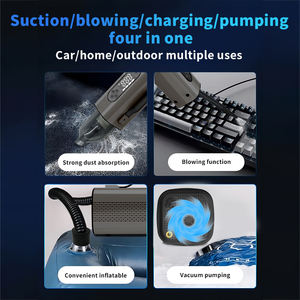 Пусковое автомобильное пусковое устройство 600, портативный воздушный компрессор 58 PSI, воздуходувка и пылесос - Product Image 4