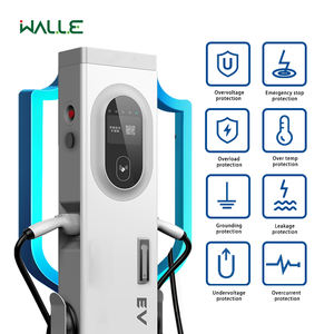 IP54防水电动汽车充电器3相32A双7kW双22kW 2型电动汽车落地式充电站 - Product Image 5