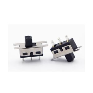 Interruptor de Palanca de Alta Corriente SS-12E07 de 2 Posiciones, Vertical de 3 Pines con Orejeta, Interruptor Deslizante de Alta Corriente 3A250V - Product Image 1