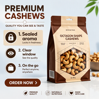 Sachets Doypack refermables en PE laminé de qualité alimentaire avec gaufrage mat pour l'emballage des noix et des snacks