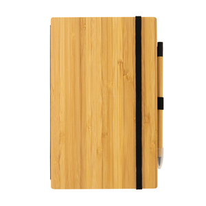 Libreta de Negocios con Cubierta de Bambú A5 Ecológica y Personalizable con Logotipo Promocional, Bloc de Notas para Uso en Oficina, Minutas de Reuniones - Product Image 6