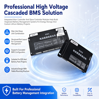 Système de gestion de batterie en cascade haute tension ECBMS 80S, Power Bank PCBA EC-HV-MC1+EC-HV-SC4+écran LCD 4,3 pouces CAN RS485
